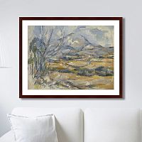 картина: montagne sainte-victoire, 1890г. в Брянске