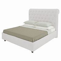 кровать подростковая с мягкой спинкой 140х200 белая sweet dreams в Брянске