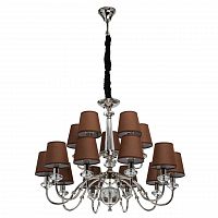 подвесная люстра mw-light софия 7 355013715 коричневая в Брянске