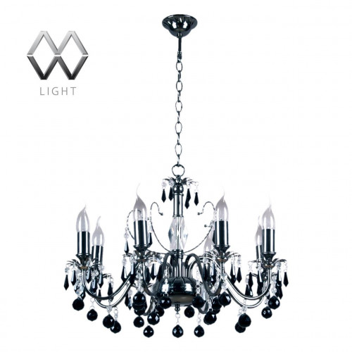 подвесная люстра mw-light барселона 313010208 черная в Брянске