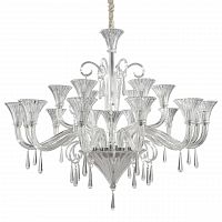 подвесная люстра ideal lux santa sp18 хром в Брянске