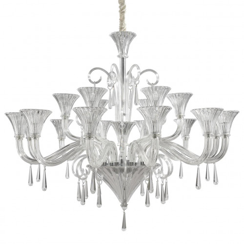 подвесная люстра ideal lux santa sp18 хром в Брянске