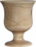 ваза кубок деревянная 17х22 см goblet в Брянске