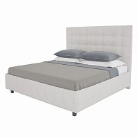 кровать подростковая с мягкой спинкой 140х200 бежевая royal black в Брянске