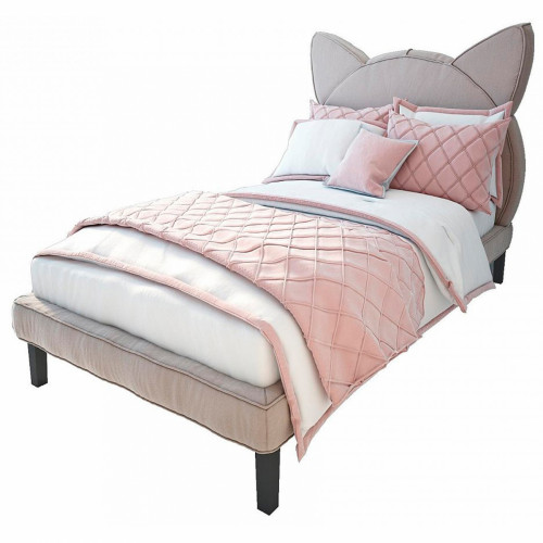 кровать двуспальная 160х200 бежевая kitty в Брянске