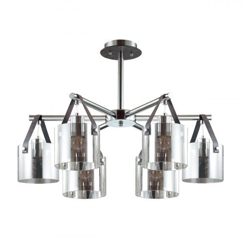 потолочная люстра lumion valarie 3716/6c дымчатая в Брянске