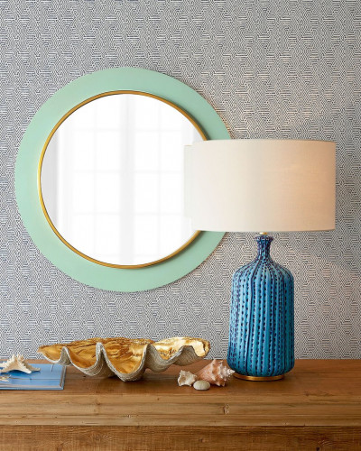 зеркало большое круглое бирюзовое минди в Брянске