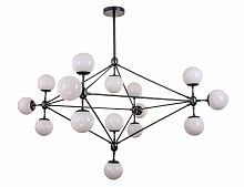 люстра modo 15 black+white черная, белые плафоны в Брянске