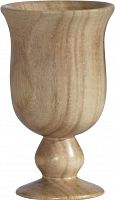 ваза кубок деревянная 13,5х18 см goblet в Брянске