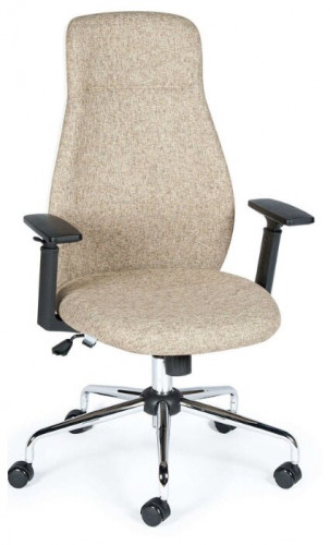 кресло для руководителя norden chairs милан, обивка: текстиль, цвет: ткань светло-бежевая в Брянске