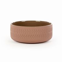 тарелка tactile диаметр 15 коричневый в Брянске
