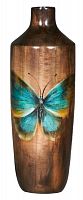 ваза настольная fresco turquoise butterfly в Брянске