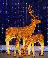 световая фигура 3d олень - коричневый мама в Брянске