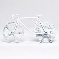 нож для пиццы из нержавеющей стали the fixie, белый мрамор в Брянске