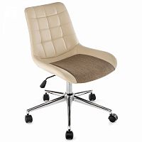 кресло компьютерное marco beige fabric бежевое в Брянске