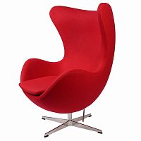 кресло arne jacobsen темно-красное в Брянске