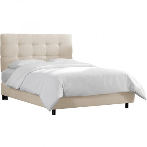 кровать двуспальная 180х200 белая alice tufted talc в Брянске