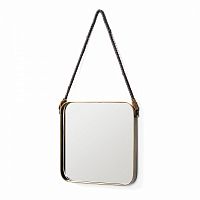 зеркало на ремне квадратное бежевое со скругленными углами step от la forma (ex julia grup) в Брянске