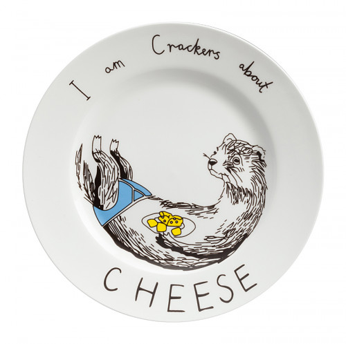 тарелка i am crackers about cheese в Брянске