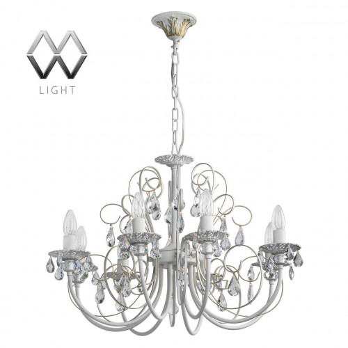 подвесная люстра mw-light свеча 301015308 белая в Брянске