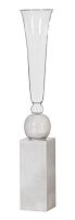 ваза настольная crystal circle white small в Брянске