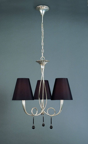 подвесная люстра mantra paola painted silver 3532 в Брянске