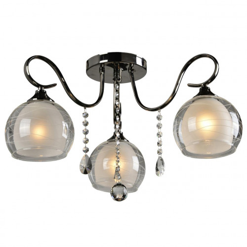 потолочная люстра idlamp merinella 877/3pf-darkchrome в Брянске