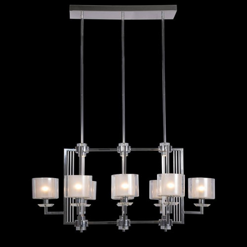 подвесная люстра newport 4408/s chrome в Брянске