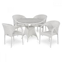 комплект плетеной мебели white на 4 персоны в Брянске
