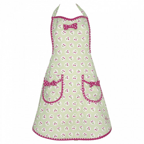 фартук cherry berry p.green w/bow в Брянске