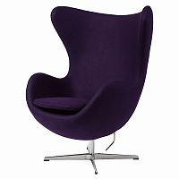 кресло egg chair темно-фиолетовое в Брянске