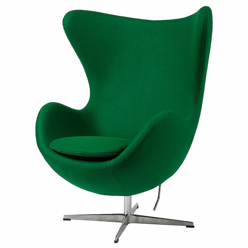 кресло egg chair кашемир зеленое в Брянске